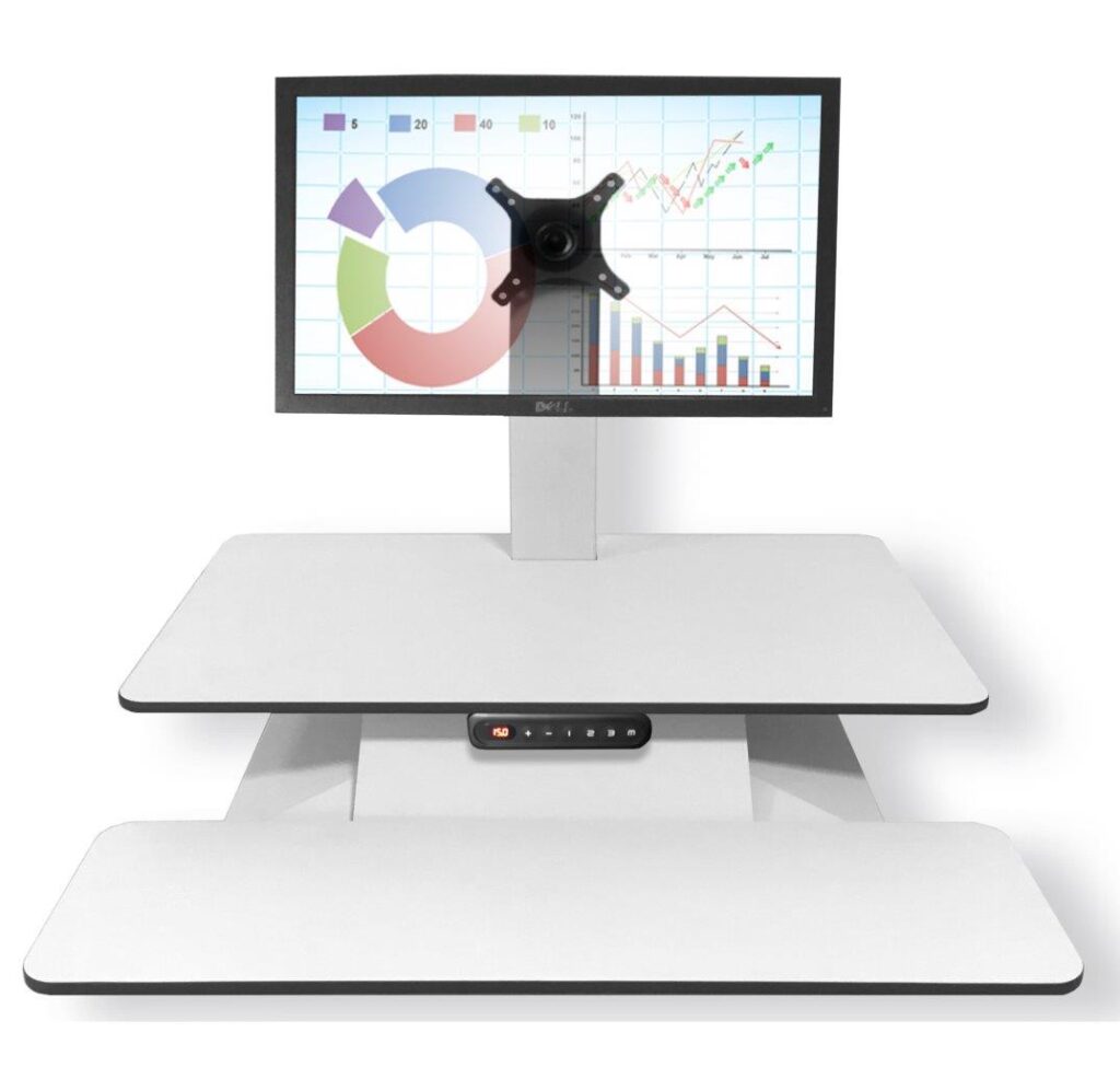 KEYBOARD VERSION WITH 1 MONITOR WHITE